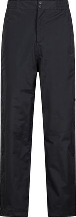 Mountain Warehouse Mens Extreme Downpour Short Overtrousers Waterproof Breathable Pants Black Polyamide - Size X-Small