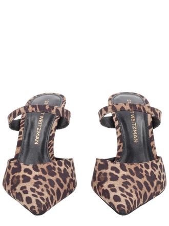 Stuart Weitzman Animalier Pointed-Toe Stiletto Pumps
