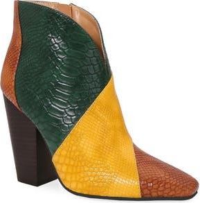 Ninety Union Astoria Snip Toe Bootie in Brown Multi at Nordstrom Rack, Size 11