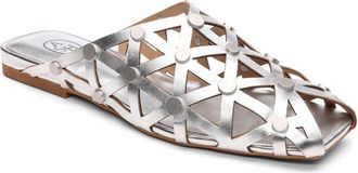 Ash Bone Leather Mule
