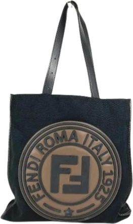 Fendi Pre-owned Tote Bags, female, Black, Size: ONE SIZE Pre-owned Vintage Tote Bag