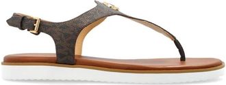 Michael Kors Flat Sandalen - Dames - Sandalen - Bruin - 37 EU - Schoenen