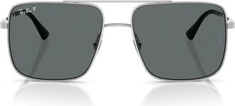 Ray-Ban Sunglasses Rb3758 003/81 Ari Silver/Grey Unisex Polarized