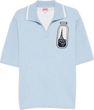 Kenzo Polo con applicazione - Blu