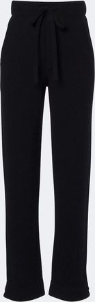 God's True Cashmere Milano cashmere straight pants with tigers eye