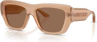 Jimmy Choo London 6003U Zonnebrillen - Dames - Zonnebrillen - Bruin - 54 MM - Accessoires
