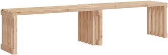 vidaXL Vidaxl - Garden Bench Extendable 212.5x40.5x45 cm Solid Wood Pine