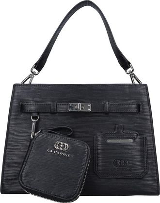 La Carrie Pocket Bag - Dames - Handtassen - Zwart - ONE Size - Leer - Tassen
