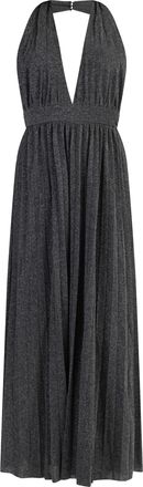 Faina Maxi jurk Dames zwart zilver