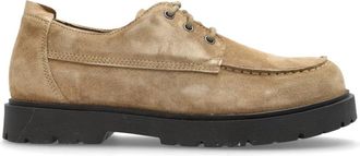 Birkenstock Highwood Moc Lace Low - Heren - Veterschoenen - Beige - 42 EU - Su&egrave;de - Schoenen