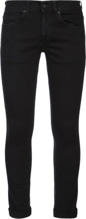 Dondup Black Solid Skinny Jeans