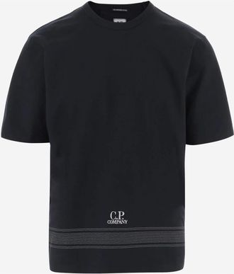 C.P. Company C.p. Company, Heren, Tops, Zwart, Maat: XL Katoen