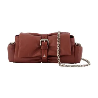 Vivienne Westwood Hazel Treasure Clutch Bag - female - Vivienne Westwood - Shoulder Bags - Red - ONE SIZE - Bags