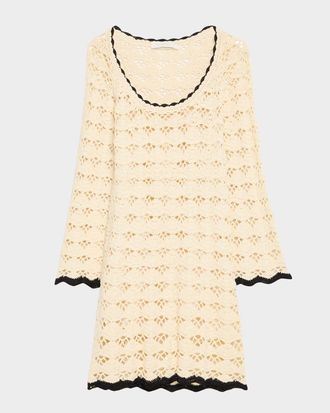 Zimmermann Rhiannon Crochet Mini Dress