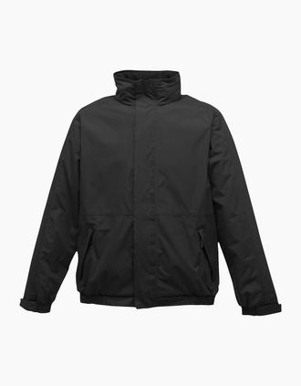 Regatta Dover Waterproof Windproof Jacket (Thermo-Guard Insulation) - Black - Size: 42/18/16/Regular