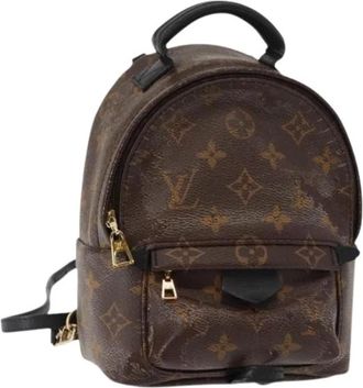 Louis Vuitton Pre-owned Canvas Rugzak - Dames - Vintage Rugzakken - Bruin - ONE Size - Vintage