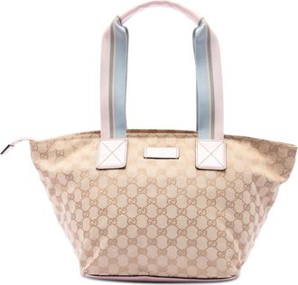 Gucci Pre-owned Gucci GG Canvas Web Tote Ladies 7ZNNAQKTJLMUN0T9
