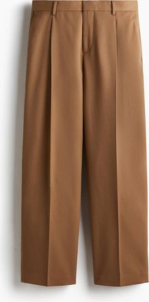 H&M Anzughose in Loose Fit - Beige