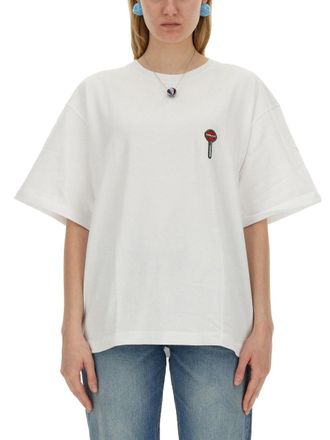 Fiorucci Lollipop Druck T -Shirt