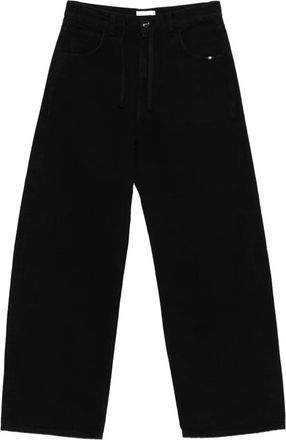 Amish Jeans con coulisse in vita - Nero