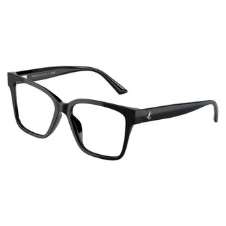 Jimmy Choo London Glasses, unisex, Black, Size: 53 MM Butterfly Optical Frame