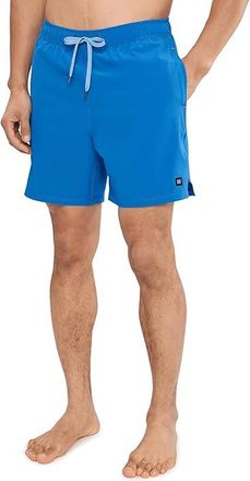 Saxx Underwear Oh Buoy 2-in-1 7 Volley Mens Swimwear Bold Blue : 2XL, Mesh/Polyester/Elastane