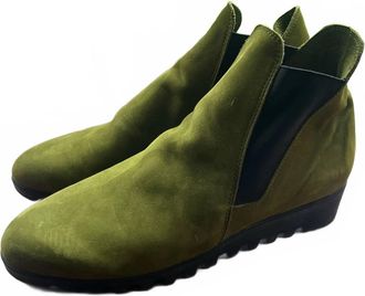 Arche Womens Lomata Chelsea Boots In Green