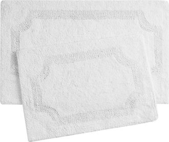 Laura Ashley Reversible Cotton Bath Rug in White at Nordstrom Rack