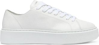 Crime London Tennis - Dames - Sneakers - Wit - 36 EU - Leer - Schoenen