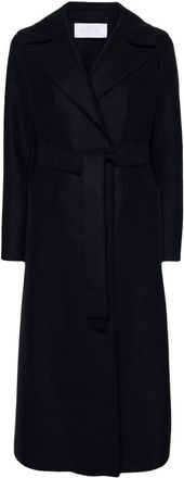 Harris Wharf London Dames, Mantels, Blauw, Maat: M Wol