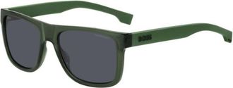 BOSS Boss 1647/S 1ED/Z8 Mens Sunglasses Green Size 55