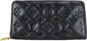 Louis Vuitton Black Noir Leather Coin Purse/Coin Case (Pre-Owned)