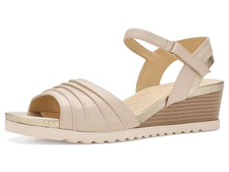 David Tate Kay Womens Wedge Shoes Camel : 10.5 WW (EE), Leather