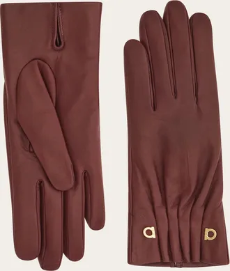Ferragamo Women Gloves in nappa Violet