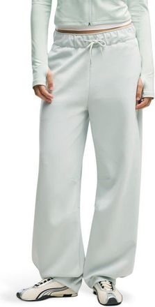 Puma TECH Sense Performance Wide Leg Sweatpants in Creme De Mint at Nordstrom, Size X-Small