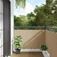 OEM Biombo Beige Para Balc&oacute;n, 90 X 500 Cm, Tela Oxford - Crezuo