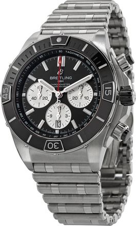 Breitling Pre-owned Breitling Chronomat Chronograph Automatic Chronometer Black Dial Mens Watch AB0136251B1A1