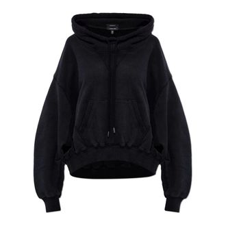 R13 Hoodies, female, Black, Size: 2XS Hoodie