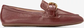 Cole Haan Womens Grand Ambition Alette Buckle Loafers - Brown Size 10.5