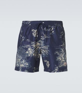 Moncler Archivio floral swim trunks
