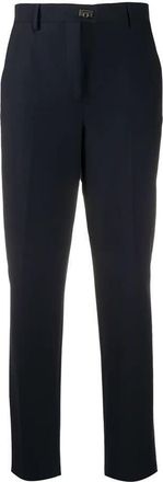Ferragamo Gancini-Plaque Straight-Leg Trousers