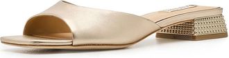 Badgley Mischka Oahu Womens Sandals Champagne Leather : 8.5 M