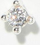 Pilgrim Mens Cubic zirconia earring