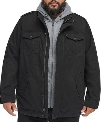 Levi's wool military jacket with hood clearance