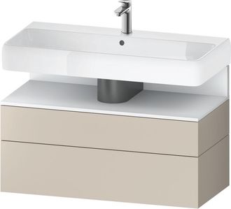 Duravit Qatego Mueble Bajo Lavabo, 1 Extra&iacute;ble Y 1 Caj&oacute;n, - Duravit