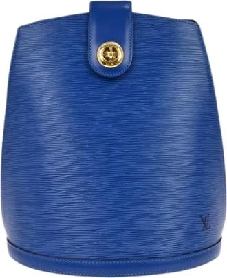 Louis Vuitton Pre-owned Bucket Bags, female, Blue, Size: ONE SIZE Pre-owned Cluny shoulder bag