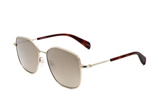 Rag & Bone Rag & Bone Unisex 57 mm Gold Sunglasses