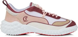 Christian Louboutin Schoenen, Dames, Veelkleurig, 40 EU, Leer, Christian Louboutin Sneakers Roze