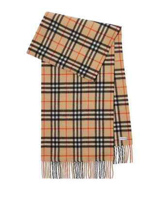 Burberry Check Cashmere Scarf