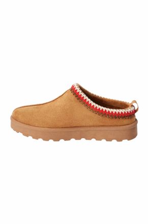 Matisse Footwear Womens Zen-Trimmed Suede Clog In Beige